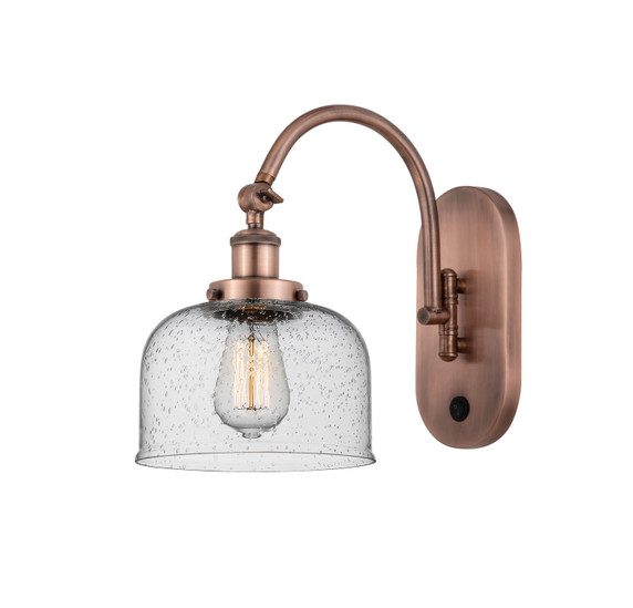 Sconces Single Glass by Innovations ( 405 | 918-1W-AC-G74-LED Franklin Restoration ) 