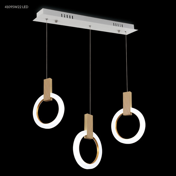 Linear/Island 3 Light Bar by James R. Moder ( 64 | 41095W22LED Acrylic ) 