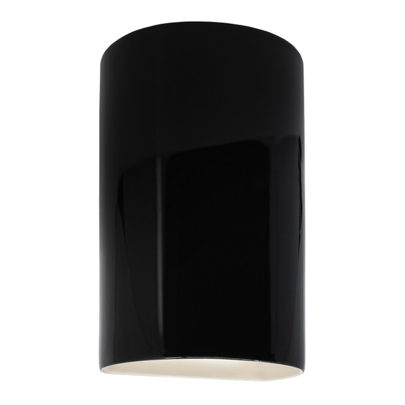 Exterior Wall Mt./Flush by Justice Designs ( 102 | CER-5260W-BLK-LED1-1000 Ambiance ) 