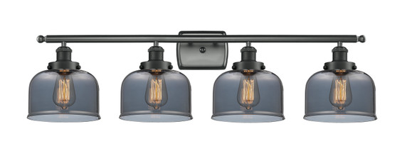 Bathroom Fixtures Four Lights by Innovations ( 405 | 916-4W-BK-G73-LED Ballston Urban ) 