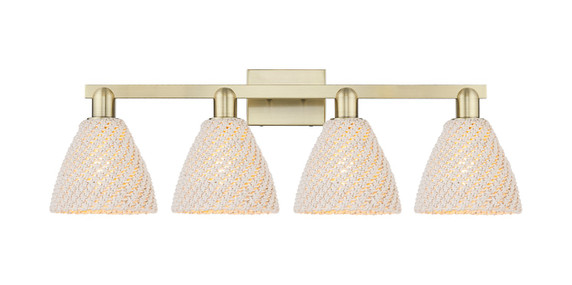 Bathroom Fixtures Four Lights by Innovations ( 405 | 716-4W-AB-NBD-75-NAT Arcadia ) 