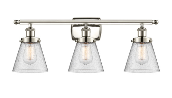 Bathroom Fixtures Three Lights by Innovations ( 405 | 916-3W-PN-G64 Ballston Urban ) 