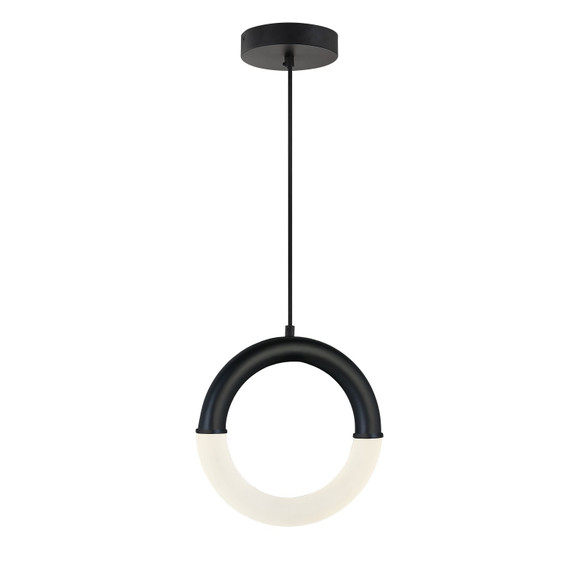 Mini Pendants Cable by Justice Designs ( 102 | ACR-4203-FRST-MBLK Acryluxe ) 