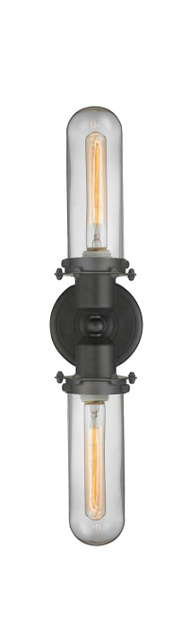 Bathroom Fixtures Two Lights by Innovations ( 405 | 900-2W-OB-CE228-OB-CL-LED Austere ) 