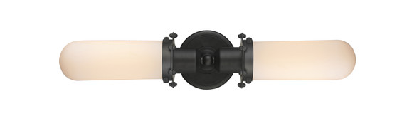 Bathroom Fixtures Two Lights by Innovations ( 405 | 900-2W-OB-CE228-OB-W Austere ) 