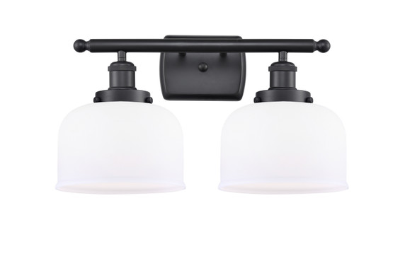 Bathroom Fixtures Two Lights by Innovations ( 405 | 916-2W-BK-G71-LED Ballston Urban ) 