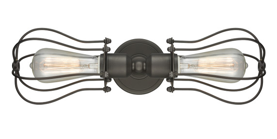 Bathroom Fixtures Two Lights by Innovations ( 405 | 900-2W-OB-CE513-OB Austere ) 