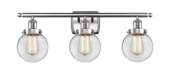 Bathroom Fixtures Three Lights by Innovations ( 405 | 916-3W-SN-G202-6 Ballston Urban ) 