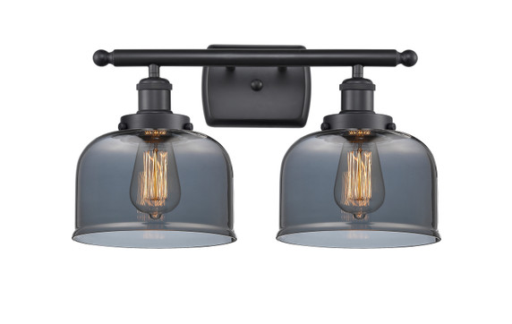 Bathroom Fixtures Two Lights by Innovations ( 405 | 916-2W-BK-G73-LED Ballston Urban ) 