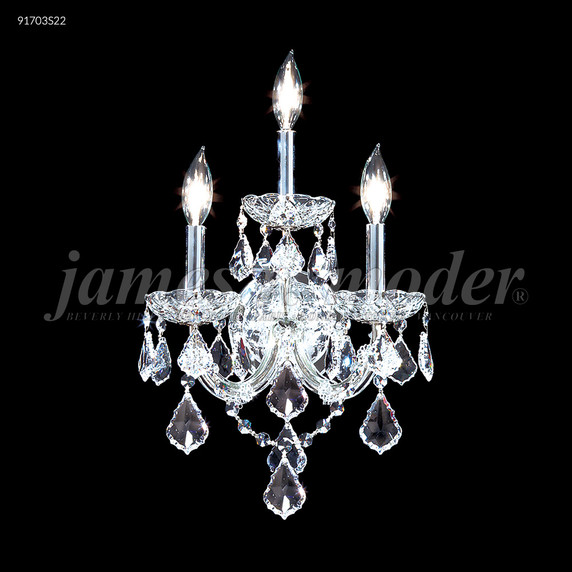 Sconces Triple Candle by James R. Moder ( 64 | 91703S22 Maria Theresa Grand ) 