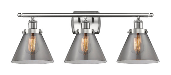 Bathroom Fixtures Three Lights by Innovations ( 405 | 916-3W-SN-G43-LED Ballston Urban ) 