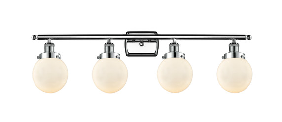 Bathroom Fixtures Four Lights by Innovations ( 405 | 916-4W-PC-G201-6 Ballston Urban ) 