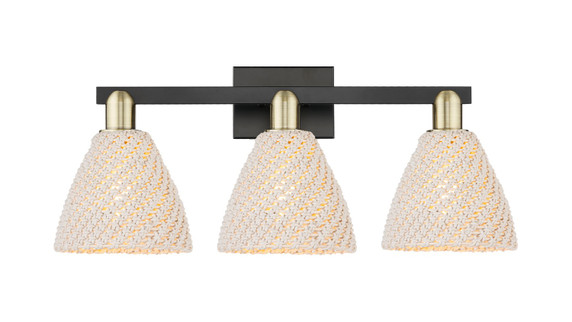 Bathroom Fixtures Three Lights by Innovations ( 405 | 716-3W-BAB-NBD-75-NAT Arcadia ) 