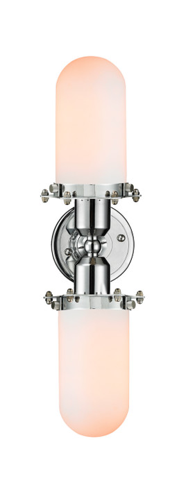 Bathroom Fixtures Two Lights by Innovations ( 405 | 900-2W-PC-CE231-PC-W-LED Austere ) 
