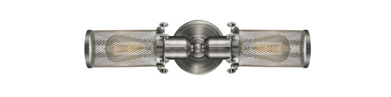 Bathroom Fixtures Two Lights by Innovations ( 405 | 900-2W-SN-CE219-SN Austere ) 