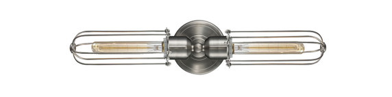 Bathroom Fixtures Two Lights by Innovations ( 405 | 900-2W-SN-CE225-SN Austere ) 