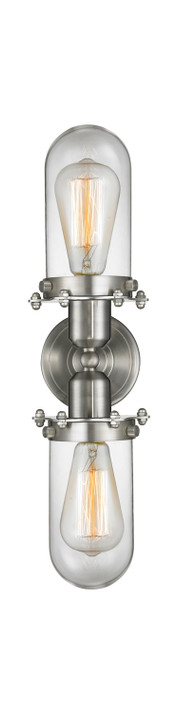 Bathroom Fixtures Two Lights by Innovations ( 405 | 900-2W-SN-CE231-SN-CL-LED Austere ) 