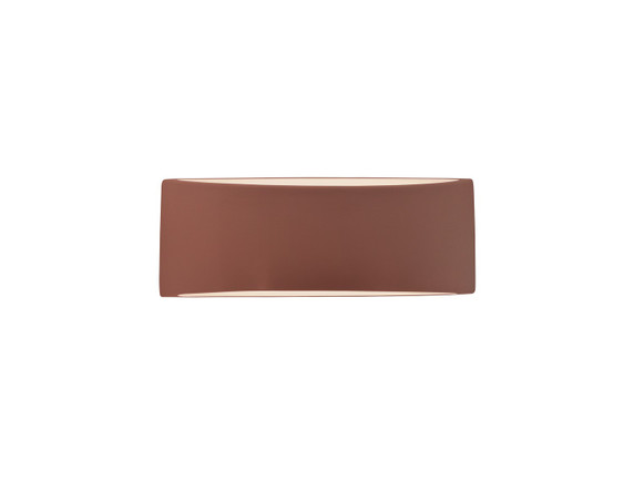Sconces Pocket by Justice Designs ( 102 | CER-5765-CLAY Ambiance ) 