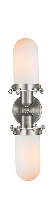 Bathroom Fixtures Two Lights by Innovations ( 405 | 900-2W-SN-CE231-SN-W-LED Austere ) 