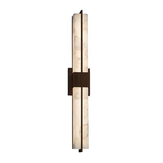 Bathroom Fixtures Cylindrical / Linear by Justice Designs ( 102 | ALR-9055-DBRZ Alabaster Rocks ) 