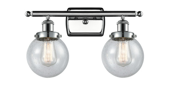 Bathroom Fixtures Two Lights by Innovations ( 405 | 916-2W-PC-G204-6 Ballston Urban ) 