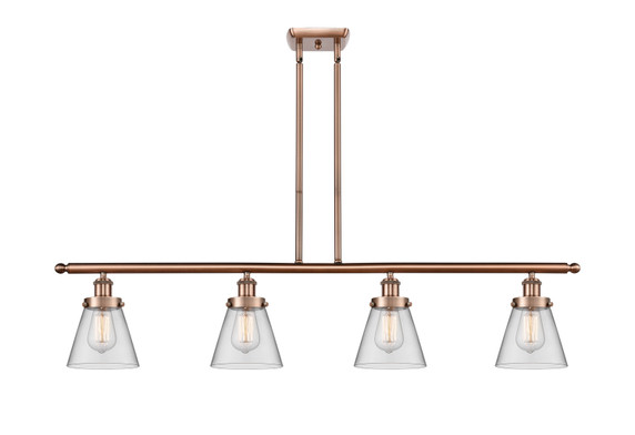 Linear/Island 4 Light + by Innovations ( 405 | 916-4I-AC-G62-LED Ballston Urban ) 