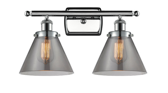 Bathroom Fixtures Two Lights by Innovations ( 405 | 916-2W-PC-G43-LED Ballston Urban ) 