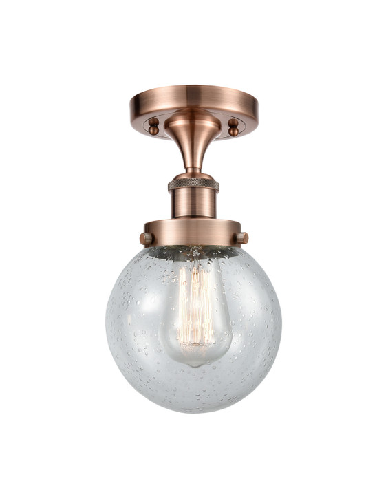 Semi-Flush Mts. Glass Down by Innovations ( 405 | 916-1C-AC-G204-6-LED Ballston Urban ) 