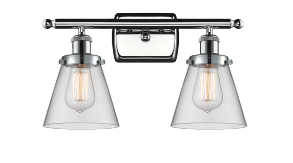 Bathroom Fixtures Two Lights by Innovations ( 405 | 916-2W-PC-G62-LED Ballston Urban ) 