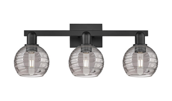 Bathroom Fixtures Three Lights by Innovations ( 405 | 716-3W-BK-G1213-6SM Arcadia ) 