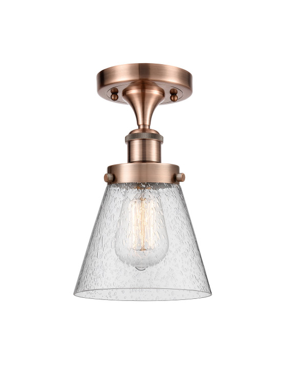 Semi-Flush Mts. Glass Down by Innovations ( 405 | 916-1C-AC-G64-LED Ballston Urban ) 
