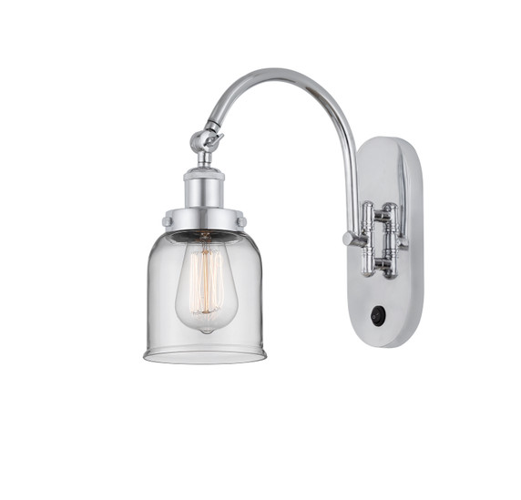 Sconces Single Glass by Innovations ( 405 | 918-1W-PC-G52-LED Franklin Restoration ) 
