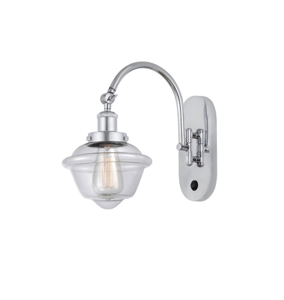 Sconces Single Glass by Innovations ( 405 | 918-1W-PC-G532 Franklin Restoration ) 