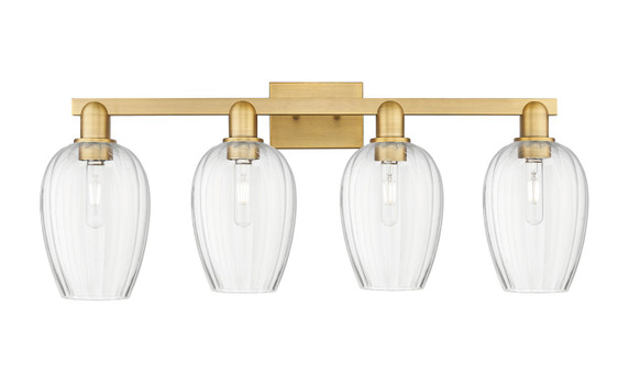 Bathroom Fixtures Four Lights by Innovations ( 405 | 716-4W-BB-G457-6CL Arcadia ) 