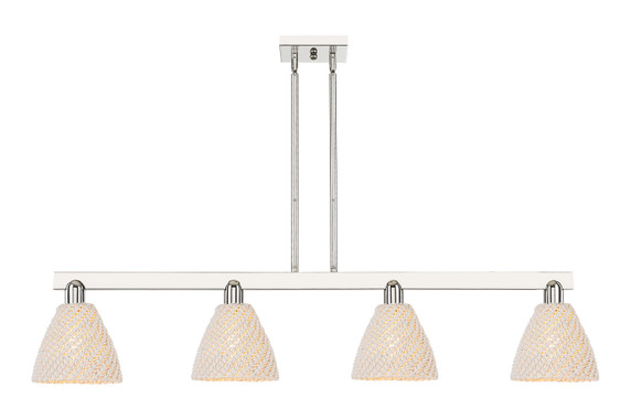 Linear/Island 4 Light + by Innovations ( 405 | 716-4I-PN-NBD-75-NAT Arcadia ) 