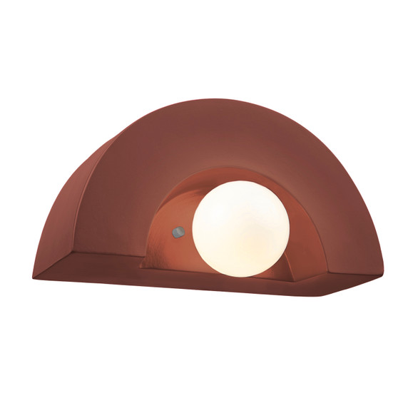 Sconces Pocket by Justice Designs ( 102 | CER-3020-CLAY Ambiance Collection ) 