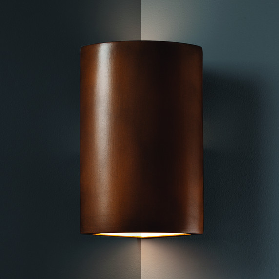 Sconces Corner by Justice Designs ( 102 | CER-1885-ANTC Ambiance ) 