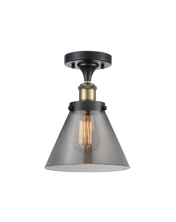 Semi-Flush Mts. Glass Down by Innovations ( 405 | 916-1C-BAB-G43-LED Ballston Urban ) 