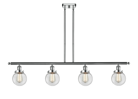 Linear/Island 4 Light + by Innovations ( 405 | 916-4I-PC-G202-6 Ballston Urban ) 