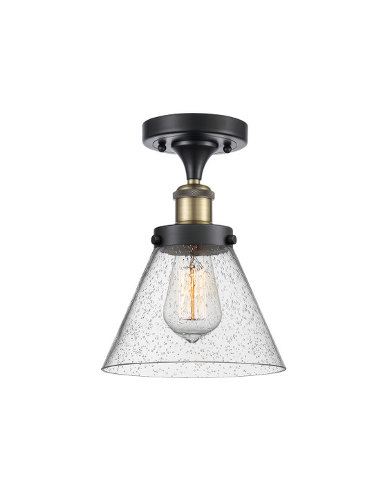 Semi-Flush Mts. Glass Down by Innovations ( 405 | 916-1C-BAB-G44-LED Ballston Urban ) 