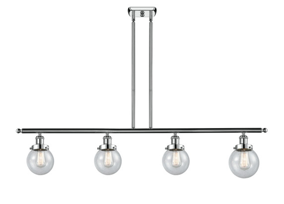 Linear/Island 4 Light + by Innovations ( 405 | 916-4I-PC-G204-6-LED Ballston Urban ) 