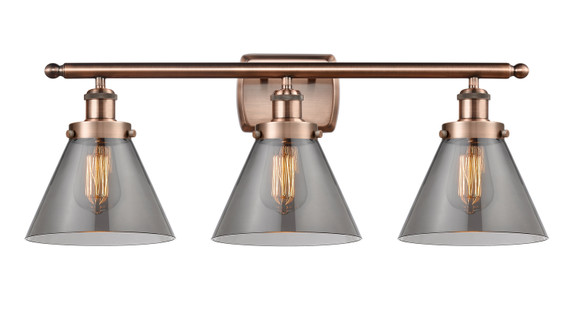 Bathroom Fixtures Three Lights by Innovations ( 405 | 916-3W-AC-G43 Ballston Urban ) 