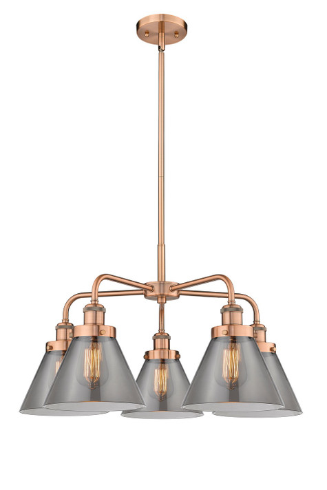 Mid. Chandeliers Glass Down by Innovations ( 405 | 916-5CR-AC-G43 Ballston Urban ) 