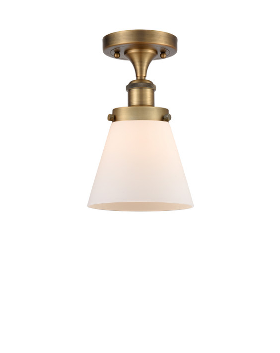 Semi-Flush Mts. Glass Down by Innovations ( 405 | 916-1C-BB-G61-LED Ballston Urban ) 