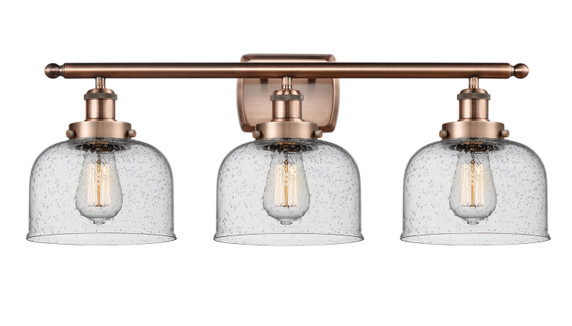 Bathroom Fixtures Three Lights by Innovations ( 405 | 916-3W-AC-G74-LED Ballston Urban ) 