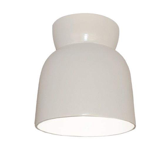 Flush Mounts Cage Style by Justice Designs ( 102 | CER-6190W-WHT Radiance Collection ) 