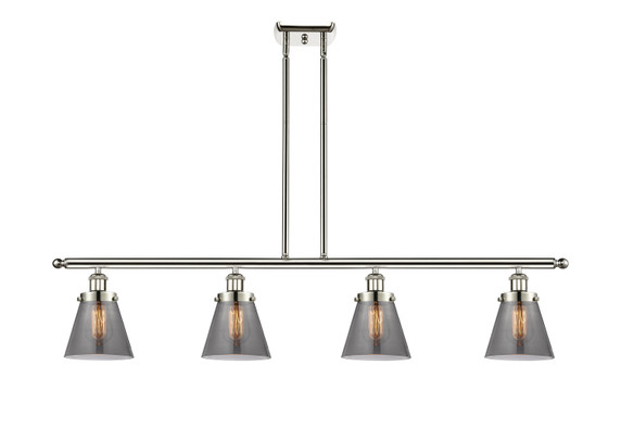 Linear/Island 4 Light + by Innovations ( 405 | 916-4I-PN-G63-LED Ballston Urban ) 