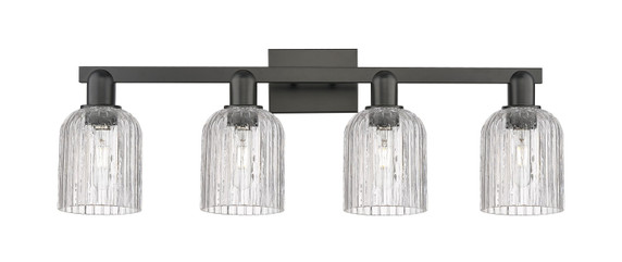 Bathroom Fixtures Four Lights by Innovations ( 405 | 716-4W-BK-G559-5CL Arcadia ) 