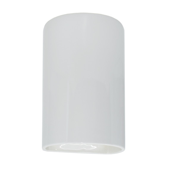 Exterior Wall Mt./Flush by Justice Designs ( 102 | CER-0940W-WHT Ambiance ) 