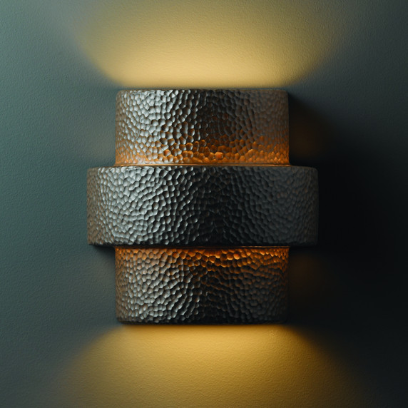 Sconces Directional/Cylinder by Justice Designs ( 102 | CER-2215-HMIR Ambiance ) 